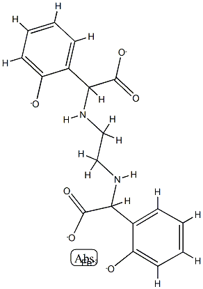 iron-ethylenediamine-N,N'-bis(2-hydroxyphenylacetic acid) 结构式