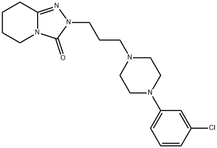 5,6,7,8-tetrahydrotrazodone 结构式