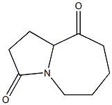 1H-Pyrrolo[1,2-a]azepine-3,9(2H,9aH)-dione,tetrahydro-(9CI) Structure