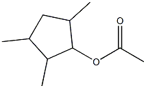 Cyclopentanol, 2,3,5-trimethyl-, acetate, (1-alpha-,2-ba-,3-ba-,5-alpha-)- (9CI) Structure