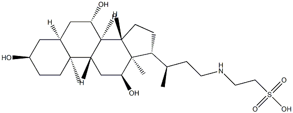 タウロノルコール酸 化学構造式