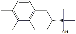(R)-α,α,5,6-Tetramethyl-1,2,3,4-tetrahydronaphthalene-2-methanol Structure