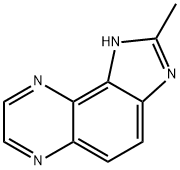 1H-Imidazo[4,5-f]quinoxaline,2-methyl-(9CI) Structure