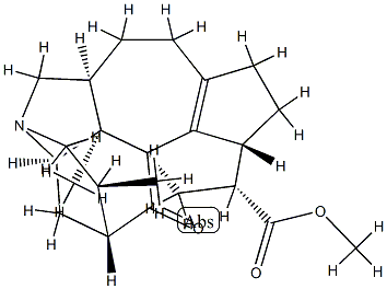 虎皮楠生物碱 A 结构式