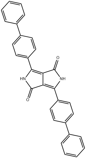 Pyrrolo3,4-cpyrrole-1,4-dione, 3,6-bis(1,1-biphenyl-4-yl)-2,5-dihydro- Struktur