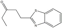 3-Pentanone,1-(2-benzothiazolyl)(7CI) Struktur