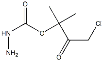 Carbazic acid, ester with 1-chloro-3-hydroxy-3-methyl-2-butanone (7CI) Structure