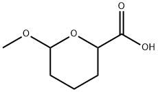 Pyran-2-carboxylic acid, tetrahydro-6-methoxy- (6CI,7CI) Structure
