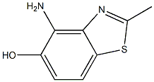 5-Benzothiazolol,4-amino-2-methyl-(7CI) Structure