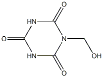 1,3,5-Triazine-2,4,6(1H,3H,5H)-trione,1-(hydroxymethyl)-(9CI) Struktur