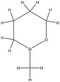 聚甲基聚硅氧烷, 9004-73-3, 结构式