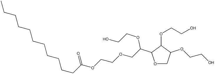 ポリソルベート20 化学構造式