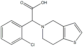 rac-Clopidogrel Carboxylic Acid Structure
