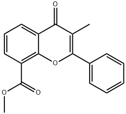 Flavoxate Related Compound B (20 mg) (3-Methylflavone-8-carboxylic acid methyl ester), 90101-87-4, 结构式