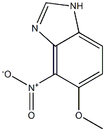 Benzimidazole,5-methoxy-4-nitro-(6CI,7CI) Structure