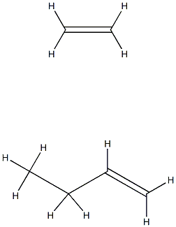 Butene, polymer with ethene Struktur