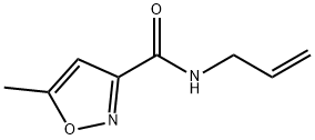 3-Isoxazolecarboxamide,N-allyl-5-methyl-(7CI) Struktur