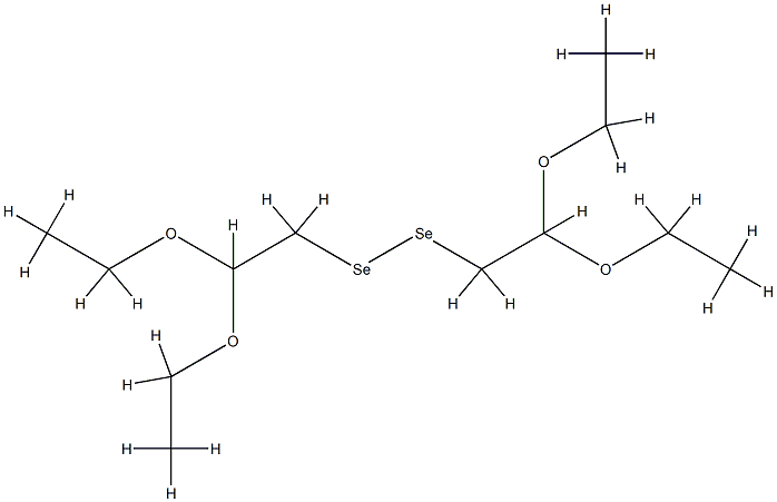 2-(2,2-diethoxyethylselanylselanyl)-1,1-diethoxy-ethane Structure