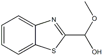 2-Benzothiazolemethanol,alpha-methoxy-(7CI) Struktur