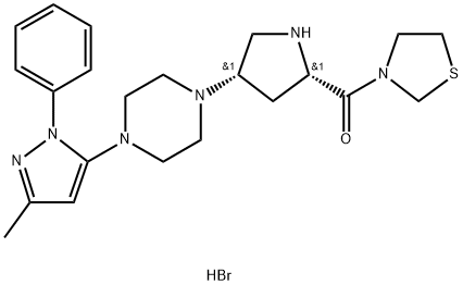 氢溴酸替格列汀, 906093-29-6, 结构式