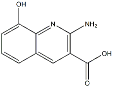 3-Quinolinecarboxylicacid,2-amino-8-hydroxy-(7CI) 结构式