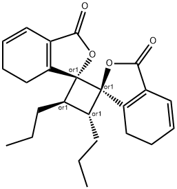 E,E'-3,3':8,8'-二蒿本内酯 结构式
