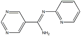 5-Pyrimidinecarboxamidine,N-2-pyridyl-(7CI) Structure