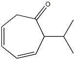 3,5-Cycloheptadien-1-one,2-isopropyl-(7CI) Structure