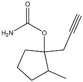 Carbamic acid, 2-methyl-1-(2-propynyl)cyclopentyl ester (6CI,7CI) Structure