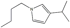 1H-Pyrrole,1-butyl-3-(1-methylethyl)-(9CI) Structure