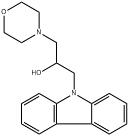 1-(9H-carbazol-9-yl)-3-morpholinopropan-2-ol Structure