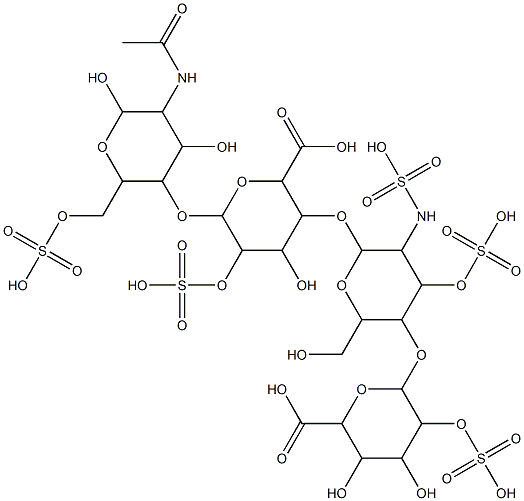 依诺肝素 结构式