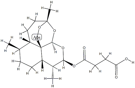 青蒿琥酯 结构式
