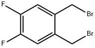 1,2-Bis(bromomethyl)-4,5-difluorobenzene Struktur