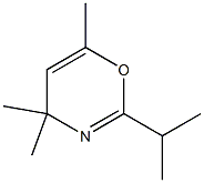4H-1,3-Oxazine,2-isopropyl-4,4,6-trimethyl-(7CI) Struktur