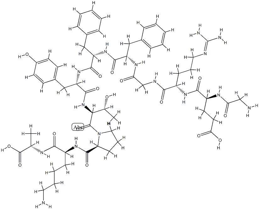 insulin B (20-30) 结构式
