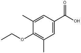 4-ethoxy-3,5-dimethylbenzoic acid Struktur