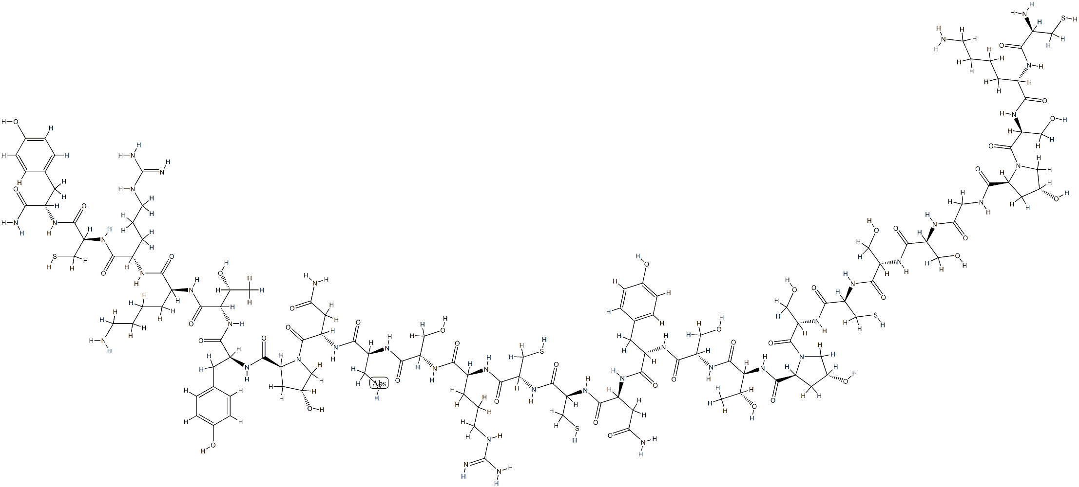 omega-Conotoxin GVIA Structure