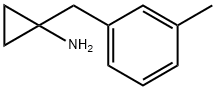 1-(3-methylbenzyl)cyclopropanamine(SALTDATA: HCl) 结构式
