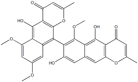 dianhydroaurasperone C Struktur