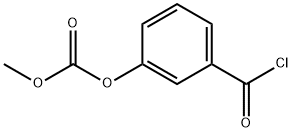 Carbonic acid, methyl ester, ester with m-hydroxybenzoyl chloride (7CI) Struktur