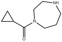 1-(cyclopropylcarbonyl)-1,4-diazepane(SALTDATA: FREE) 结构式
