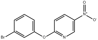 2-(3-bromophenoxy)-5-nitropyridine 结构式