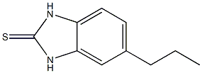 2H-Benzimidazole-2-thione,1,3-dihydro-5-propyl-(9CI) Structure