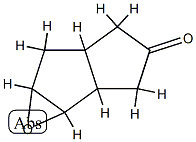 Pentaleno[1,2-b]oxiren-3(1aH)-one,  hexahydro- 结构式