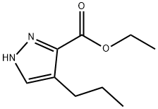 1H-Pyrazole-3-carboxylic acid, 4-propyl-, ethyl ester Struktur