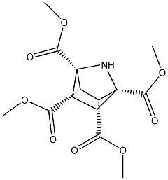 7-アザビシクロ[2.2.1]ヘプタン-1α,2α,3α,4α-テトラカルボン酸テトラメチル 化学構造式