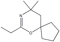 6-Oxa-8-azaspiro[4.5]dec-7-ene,7-ethyl-9,9-dimethyl-(7CI) 结构式