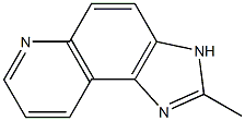 1H-Imidazo[4,5-f]quinoline,2-methyl-(9CI) 结构式