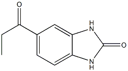 2H-Benzimidazol-2-one,1,3-dihydro-5-(1-oxopropyl)-(9CI) 结构式